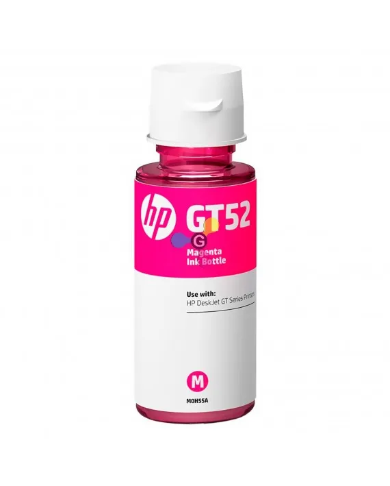 TINTA HP GT52 MAGENTA ORIGINAL, vista 3